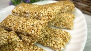 Козинаки из перловки: конфеты из детства по вкусу как попкорн